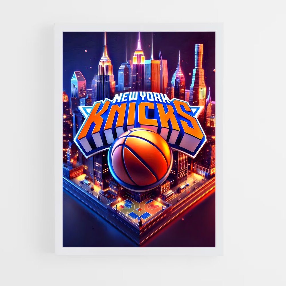 Poster Dunk de la Grosse Pomme – affiche Basketball (vue 3)